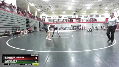 165 lbs Cons. Round 4 - Alexander Holguin, Colorado Mesa vs Hunter Jump, Central Oklahoma