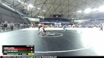 155 lbs Semifinal - Aiden Lopez, Team Elevate Wrestling vs Peyton Beckett, NWWC