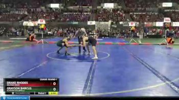 Champ. Round 1 - Grayson Barcus, Glacier (Kalispell) vs Drake Rhodes, Billings West