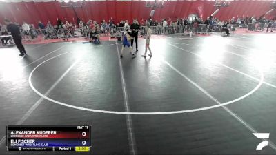 78 lbs Round 2 - Alexander Kuderer, LaCrosse Area Wrestlers vs Eli Fischer, Somerset Wrestling Club