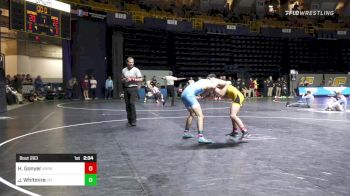 141 lbs Consi Of 16 #1 - Heath Gonyer, Appalachian State vs Jack Whitmire, The Citadel