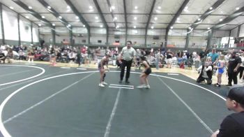 80 lbs Quarterfinal - Khloe Cruz, Hotshots Wrestling vs Isabel Sanchez, Damaged Ear WC