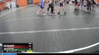 52 lbs Round 5 - Malachi Ray, Eastside Youth Wrestling vs Jax Gillespie, Jet Wrestling Club