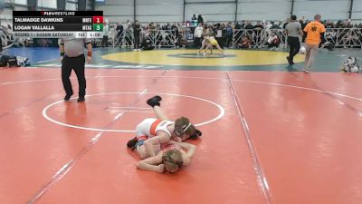 68 lbs Round 1 - 9:00am Saturday - Logan Vallalla, Mat Assassins vs Talmadge Dawkins, Minnesota Funky Singlets