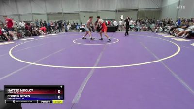 175 lbs Round 2 (8 Team) - Matteo Nikolov, Texas Blue vs Cooper Reves, Kansas Blue