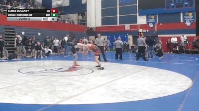 127 lbs Consy 2 - James Dulaney, Jefferson-Morgan vs Jonah Hostutler, Keystone Oaks