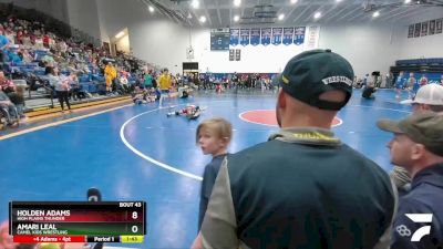 77 lbs Quarterfinal - Holden Adams, High Plains Thunder vs Amari Leal, Camel Kids Wrestling