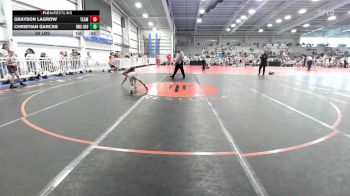 60 lbs Rr Rnd 1 - Grayson LaGrow, Team Michigan vs Christian Garces, Ruthless Black