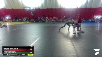 157 lbs Round 3 (4 Team) - Kye Weinzierl, Geneseo vs Xavier Athlete 5, Riverdale