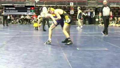 2A-120 lbs Cons. Round 5 - Eli Edfors, Central DeWitt vs Jon Gonzalez, West Marshall