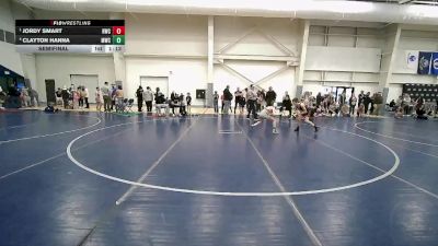 80 lbs Semifinal - Jordy Smart, Ravage Wrestling Club vs Clayton Hanna, Madison Wrestling Club