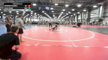 85 lbs Rr Rnd 1 - Muirenn Bagnell, Mat Warriors Yellow MS - MS vs Cruz Perez, Woodshed Wrestling Club - MS
