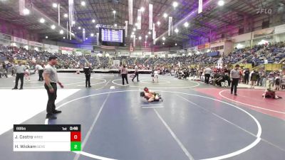 69 lbs Consi Of 8 #1 - Jeremiah Castro, Wrestle To Win vs Hunter Wickam, Severance WC