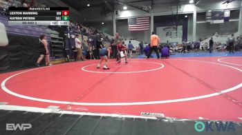 61 lbs Rr Rnd 3 - Lexton Manning, Bristow Elementary Wrestling Club vs Kaysen Peters, Collinsville Cardinal Youth Wrestling