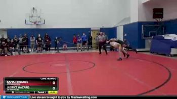 138 lbs Cons. Round 2 - Justice Hazard, JW Robinson vs Kamar Hughes, Appoquinimink
