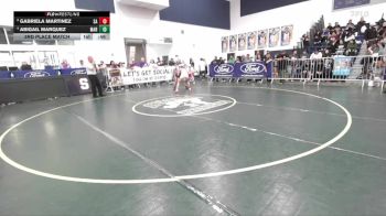 100 lbs 3rd Place Match - Abigail Marquez, Marina vs Gabriela Martinez, Santa Ana