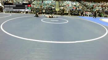 120 lbs Quarterfinal - Grace Romans, Allen vs Emerie Cox, Crook County