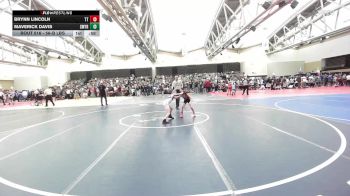 56-B lbs Consi Of 16 #2 - Brynn Lincoln, Team Tugman vs Maverick Davis, Smyrna