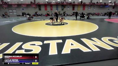 117 B Consolation 1st - Brenna Mccarley, Gannon vs Caitlin Reiter, Lindenwood University