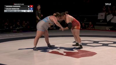 235 lbs 1st Place Match - Deionna Borders, OH vs Chloe Hoselton, IL
