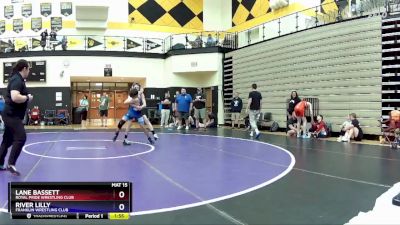 125 lbs 7th Place Match - Lane Bassett, Royal Pride Wrestling Club vs River Lilly, Franklin Wrestling Club