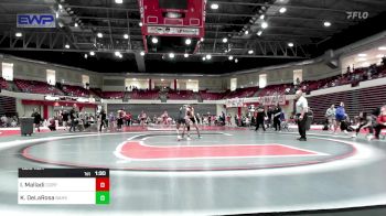 115 lbs Quarterfinal - Kristen DeLaRosa, Broken Arrow Girls HS vs Ishitha Malladi, Coppell High School Girls