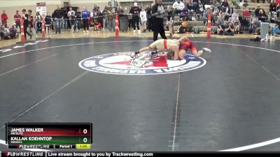 90 lbs Quarterfinal - Kallan Koehntop, MAHACA vs James Walker, MN Elite