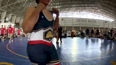 215 lbs Michael Carter, Michigan Red vs Jerimiah Bergman, Utah Black