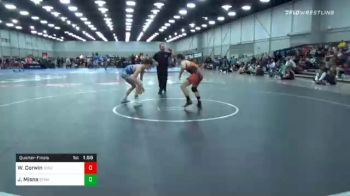 160 lbs Quarterfinal - Wyatt Corwin, Culver Mat Club vs Jon Mlsna, Stma