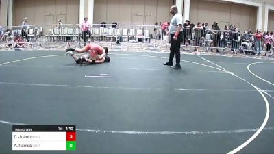 145 lbs Quarterfinal - Delarie Juárez, Northview vs Ava Ramos, Ventura