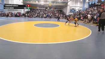 138 lbs Quarterfinal - Ryan Smith, Charter School Of Wilmington vs Christian Zavala, Newark H S
