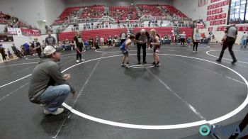 70-73 lbs Rr Rnd 4 - Blaine Simpson, Cushing vs Wade Alexanader, Bridge Creek Youth Wrestling