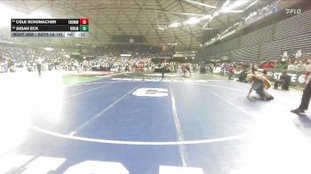 Boys 3A 165 lbs Cons. Round 7 - Cole Schumacher, Enumclaw vs Judah Eck, Ridgeline