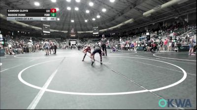 85 lbs Consi Of 8 #1 - Camden Cloyd, Lexington Wrestling Club vs Mason Dunn, Ponca City Wildcat Wrestling