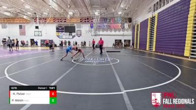 107B Round 2 - Kasen Pelzer, MWC Wrestling Academy vs Peyton Welsh, MWC Wrestling Academy