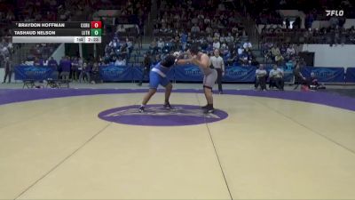285 lbs Cons. Round 3 - Tashaud Nelson, Luther vs Braydon Hoffman, Cornell College