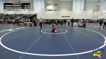 85 lbs Cons. Round 3 - Madison Farberman, Club Not Listed vs Samantha Schlabach, WRCL Wrestling Club