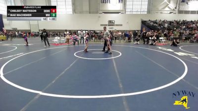 69 lbs Cons. Semi - Mae Machemer, WRCL Wrestling Club vs Chelsey Matteson, Divas Of Destruction Wrestling Club