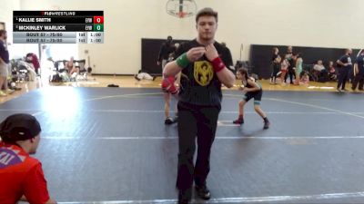 75/80 Round 3 - Kallie Smith, Beaufort Bull Sharks WC vs Mckinley Warlick, Suplex City Raptors