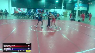 165 lbs Placement Matches (8 Team) - Brayden Cook, Texas Gold vs Shonn Pitts, Oklahoma Blue