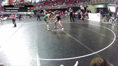 126 lbs Semifinal - Alayna Schuett, Trojan Wrestling Club vs Ruby Jackson, O`Neill Leprechaun Wrestling