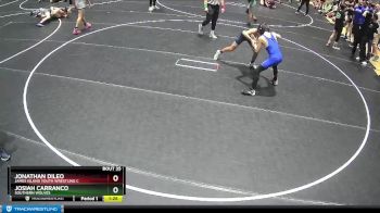 90 lbs Cons. Round 2 - Jonathan Dileo, James Island Youth Wrestling C vs Josiah Carranco, Southern Wolves