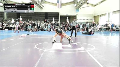 115 lbs Rr Rnd 1 - Brekyn Boyle, All I See Is Gold Academy - Girls vs Fallon Curtin, Cordoba Trained (Tidal Force Girls)