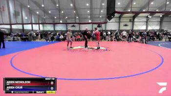 144 lbs Champ. Round 1 - Aiden Nicholson, WA vs Aiden Chur, CA