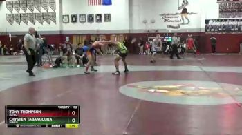 152 lbs Champ. Round 2 - Chysten Tabangcura, SLAM B vs Tony Thompson, Aztec