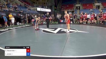 126 lbs Semis - Zayn Navarrete, Texas vs Isaiah Jones, Oklahoma