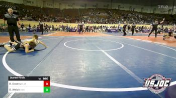 Quarterfinal - Boston Owens, Blanchard Wrestling Club vs Blazyn Welch, Claremore Wrestling Club