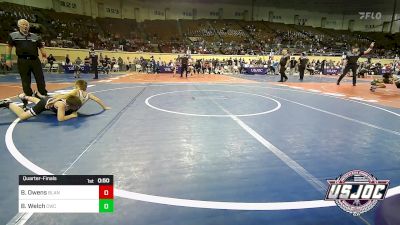 Quarterfinal - Boston Owens, Blanchard Wrestling Club vs Blazyn Welch, Claremore Wrestling Club