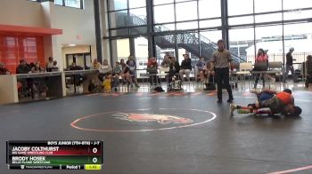 J-7 lbs Semifinal - Brody Hosek, Belle Plaine Wrestling vs Jacoby Colthurst, Big Game Wrestling Club