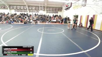 114 lbs Champ. Round 1 - Londyn Cooper, Spring Valley vs Kaliyah Molina, Yuma Catholic
